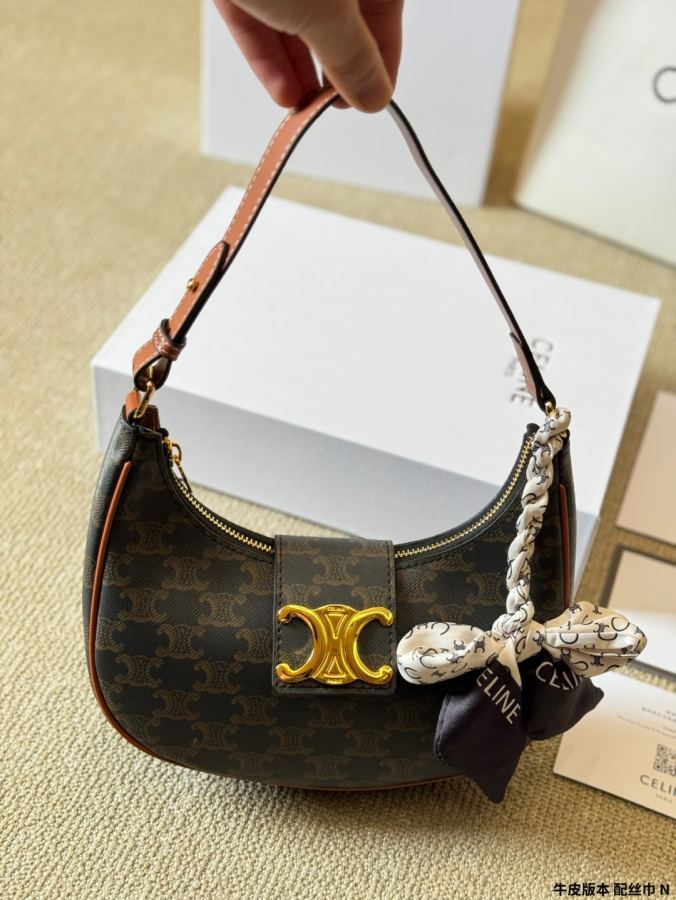1:1 Replica Celine bag Cowhide version with silk scarf — 1:1 Replica — photo 6