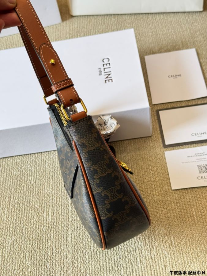 1:1 Replica Celine bag Cowhide version with silk scarf — 1:1 Replica — photo 8