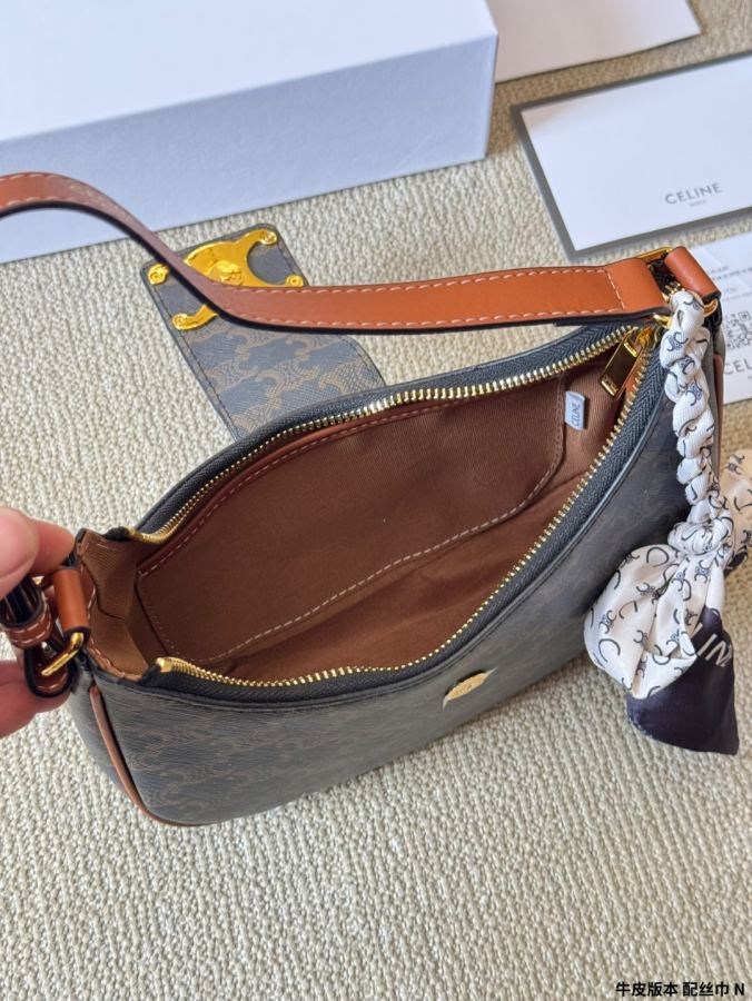 1:1 Replica Celine bag Cowhide version with silk scarf — 1:1 Replica — photo 9