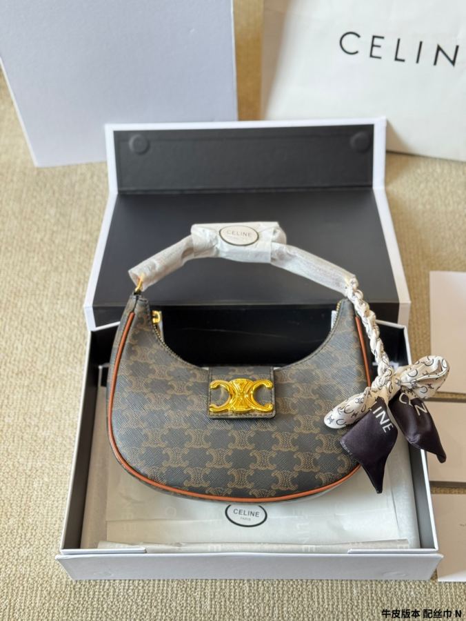 1:1 Replica Celine bag Cowhide version with silk scarf — 1:1 Replica — photo 3