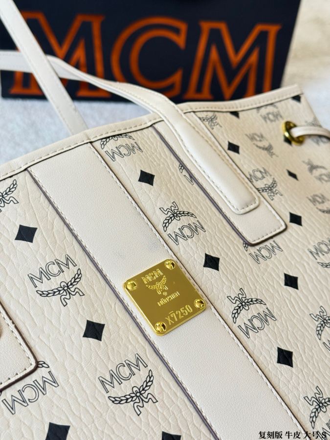 1:1 Replica MCM bag Original single cowhide large size — Premium Replica — photo 5