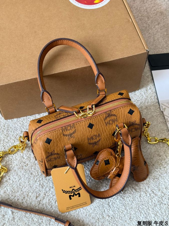1:1 Replica MCM bag replica version cowhide — photo 6