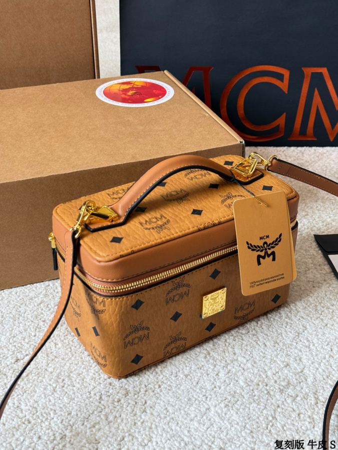 1:1 Replica MCM bag replica version cowhide — photo 8