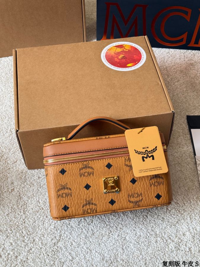 1:1 Replica MCM bag replica version cowhide — photo 4