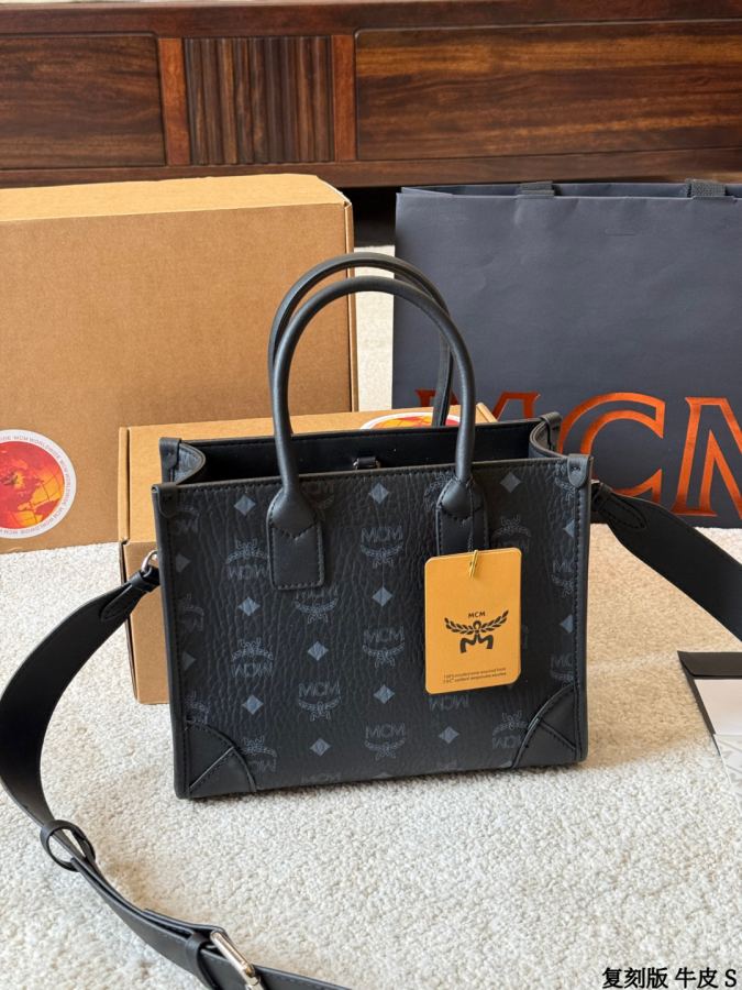 1:1 Replica MCM bag replica version cowhide — photo 3