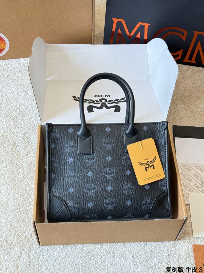 1:1 Replica MCM bag replica version cowhide — photo 4