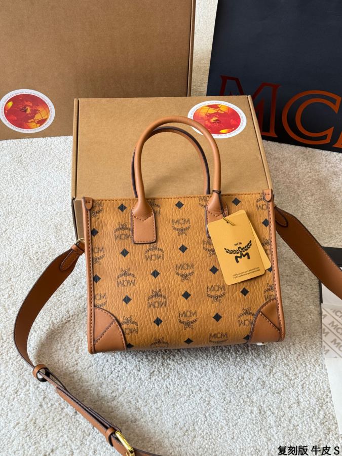 1:1 Replica MCM bag replica version cowhide — photo 6