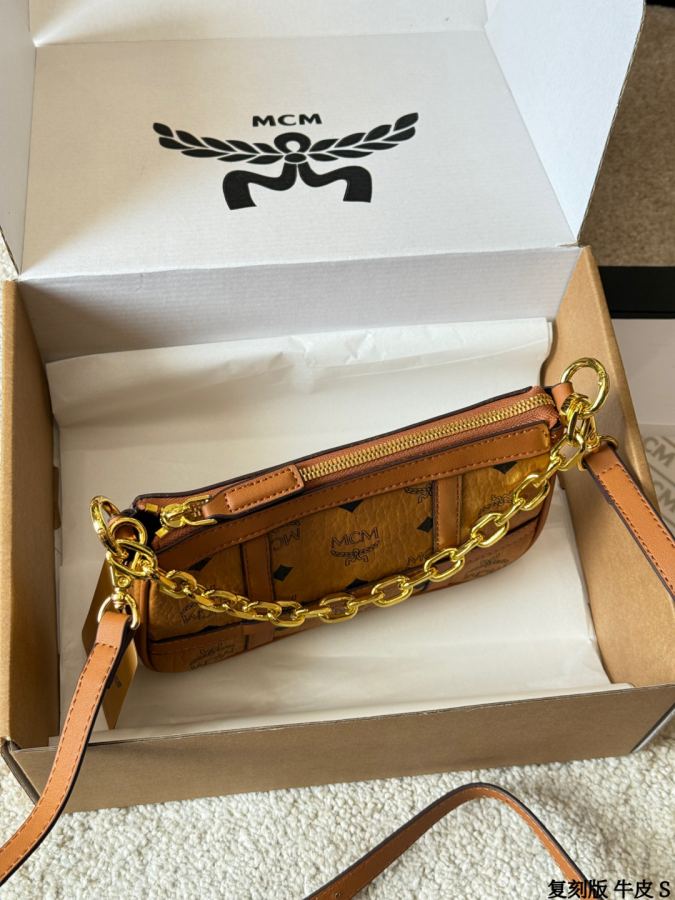 1:1 Replica MCM bag replica version cowhide — photo 6