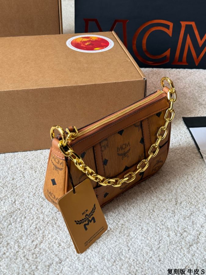 1:1 Replica MCM bag replica version cowhide — photo 8