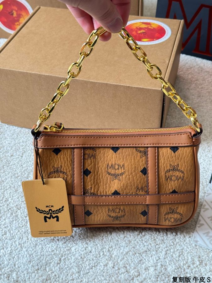 1:1 Replica MCM bag replica version cowhide — photo 3