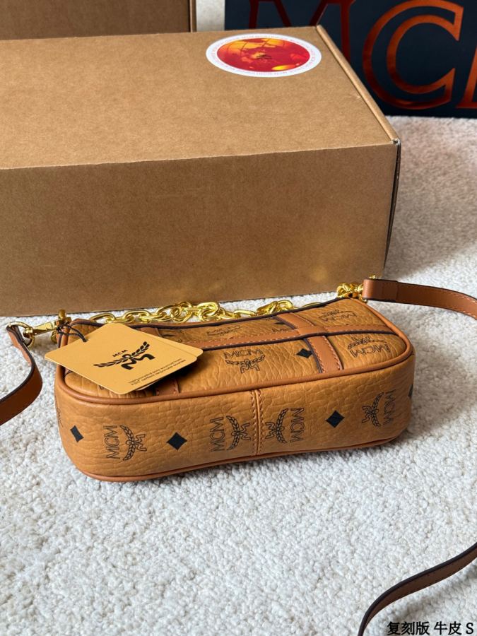 1:1 Replica MCM bag replica version cowhide — photo 7