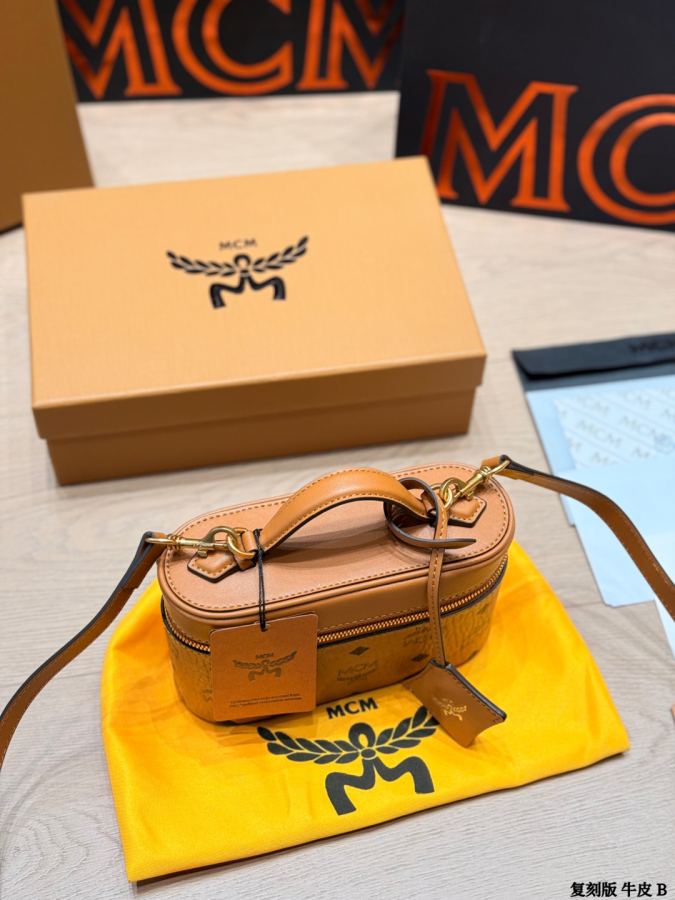 1:1 Replica MCM bag replica version cowhide — photo 7