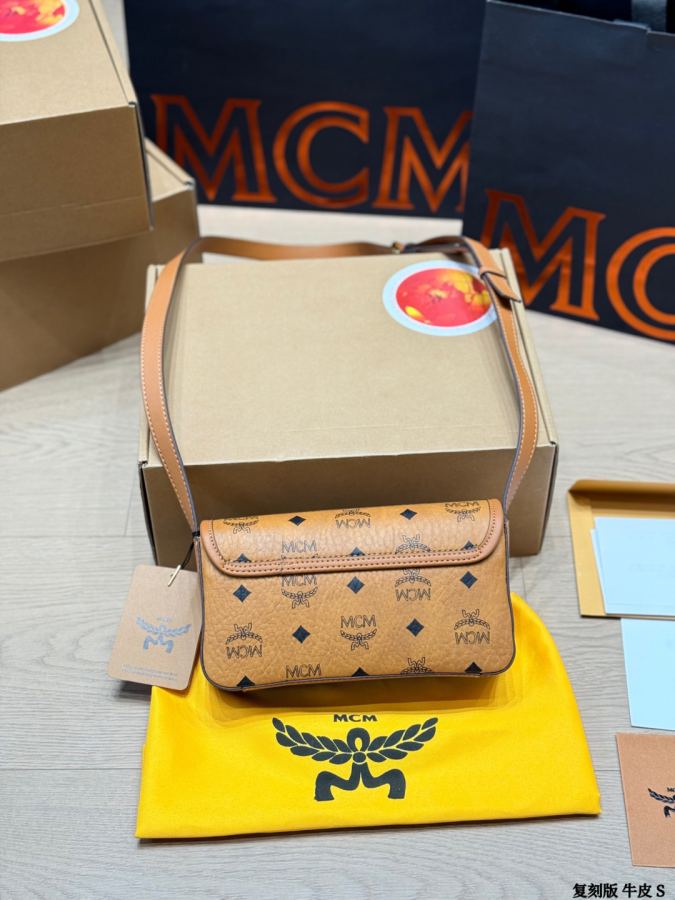 1:1 Replica MCM bag replica version cowhide — photo 6