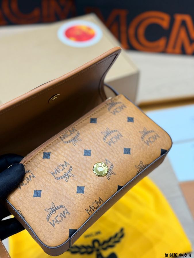 1:1 Replica MCM bag replica version cowhide — photo 8