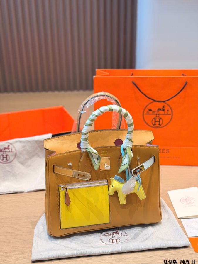 1:1 Replica Hermes bag replica version cowhide — photo 2