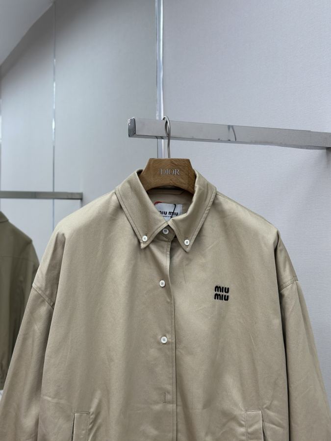 1:1 Replica MIUMIU men Miu embroidered buttoned jacket — AAA Quality Replica — photo 4