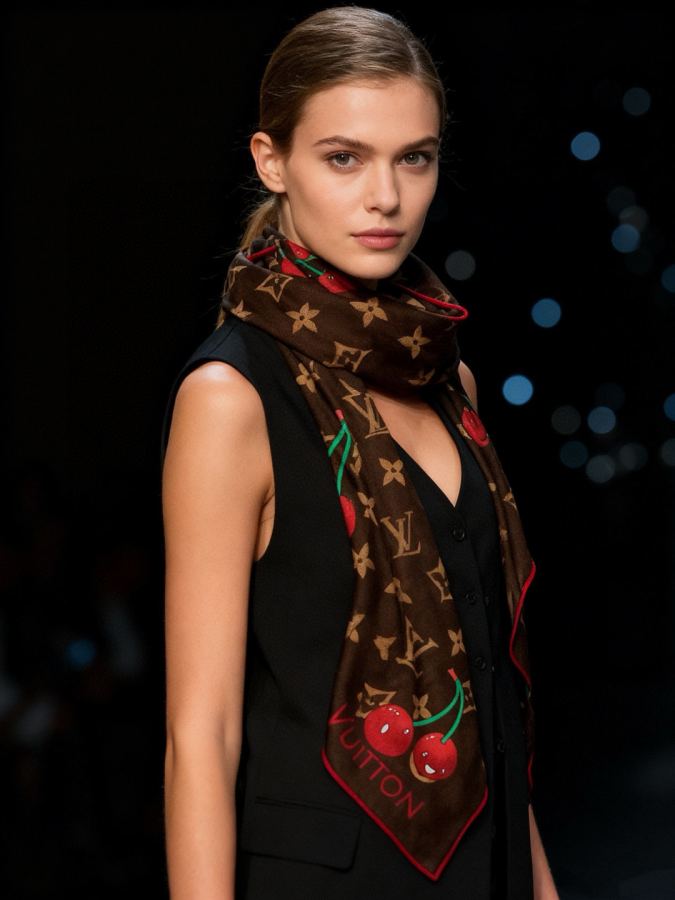 1:1 Replica LV scarf LV X TM MONOGRAM — AAA Quality Replica — photo 2