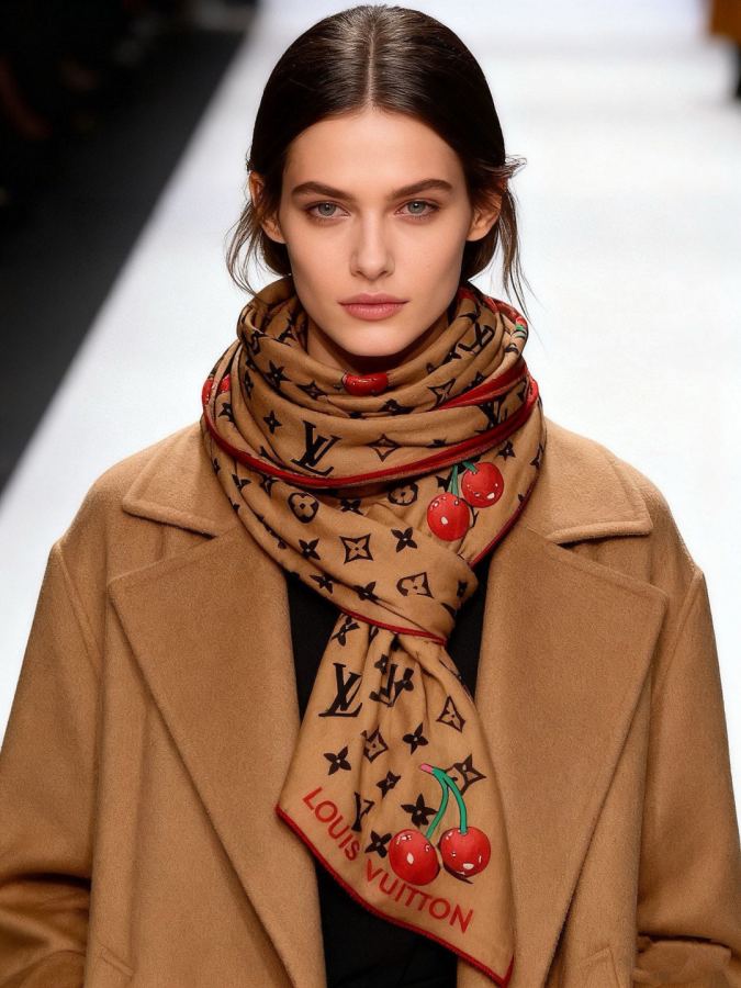 1:1 Replica LV scarf LV X TM MONOGRAM — 1:1 Replica — photo 2