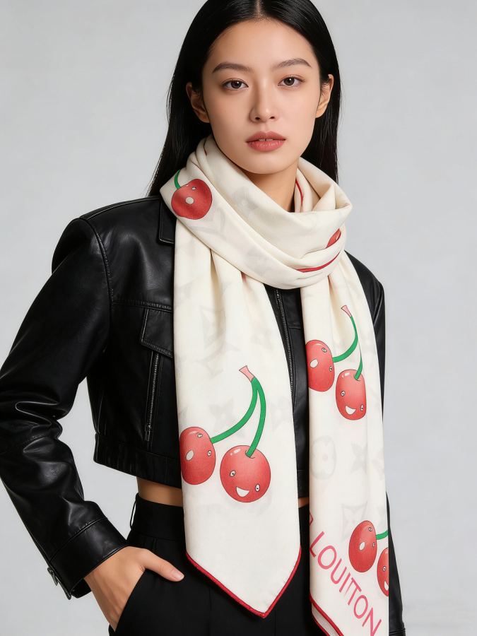 1:1 Replica LV scarf LV X TM MONOGRAM — 1:1 Replica