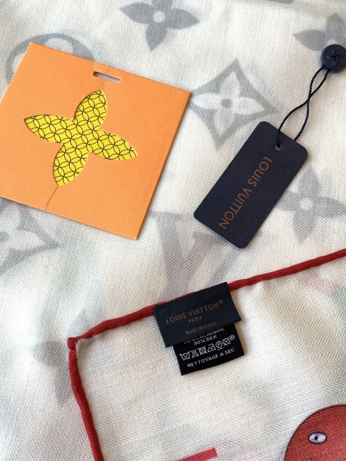 1:1 Replica LV scarf LV X TM MONOGRAM — 1:1 Replica — photo 6