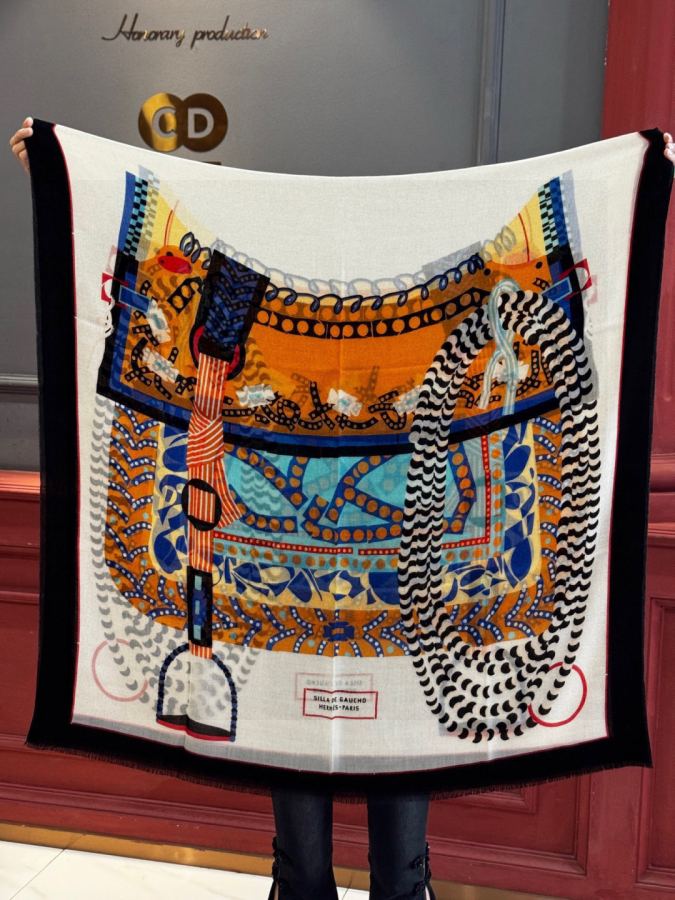 1:1 Replica Hermes Scarf Hermes 100*200 — AAA Quality Replica — photo 8