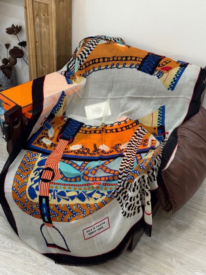 1:1 Replica Hermes Scarf Hermes 100*200 — AAA Quality Replica — photo 7