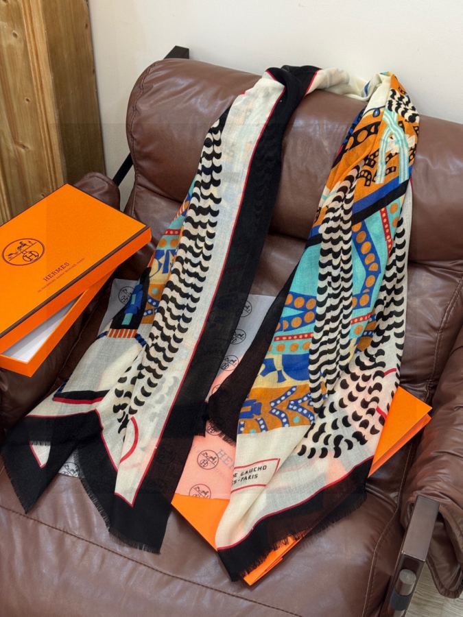 1:1 Replica Hermes Scarf Hermes 100*200 — AAA Quality Replica — photo 6