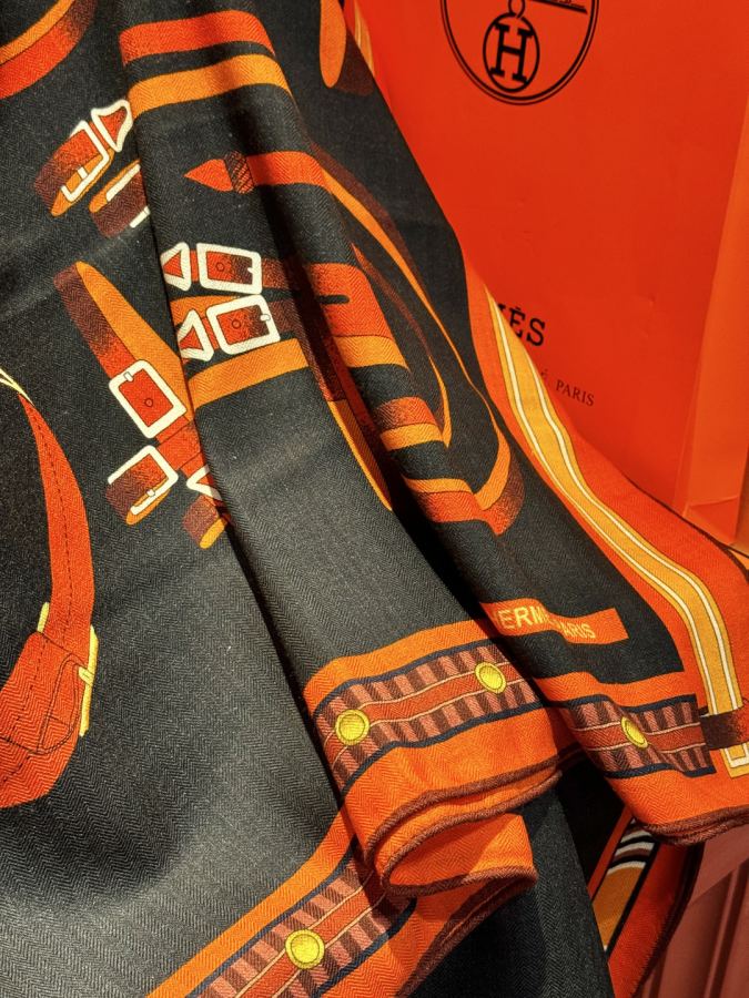 1:1 Replica Hermes Scarf Hermes140cm Series Hermes Émile Hermès Series H 140x140cm 70% 30% — 1:1 Replica For Sale — photo 7