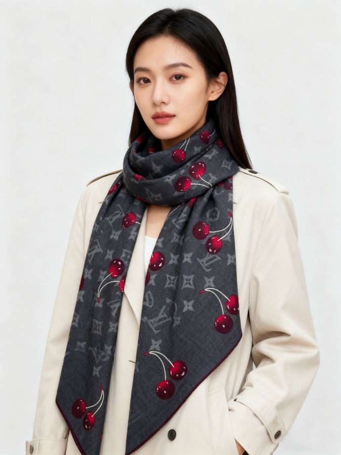 1:1 Replica LV scarf LV X TM MONOGRAM — AAA Quality Replica