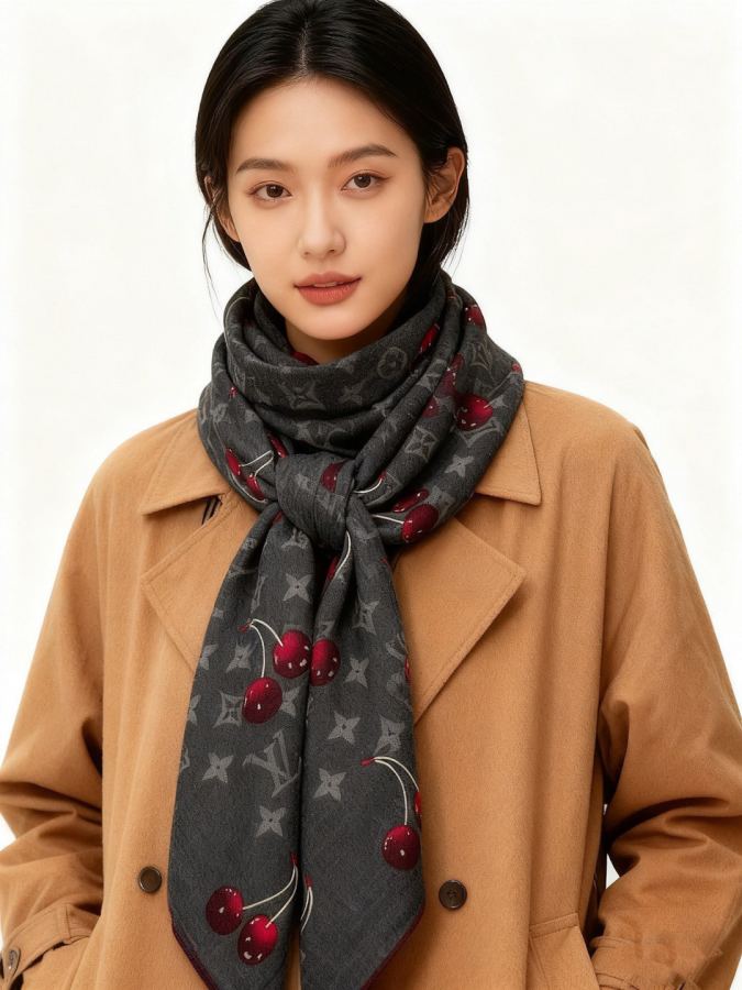 1:1 Replica LV scarf LV X TM MONOGRAM — AAA Quality Replica — photo 2