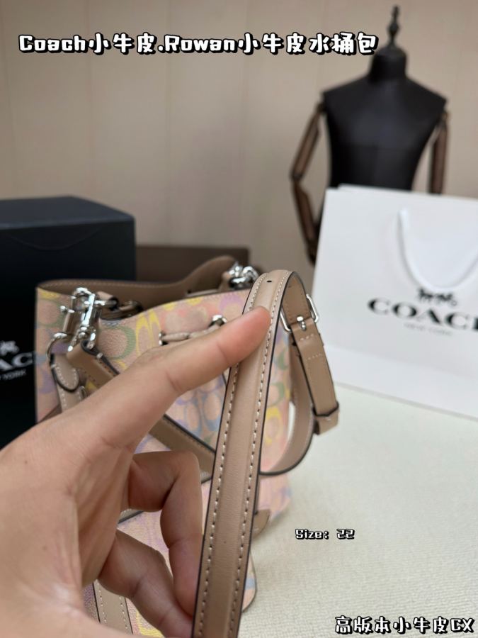 1:1 Replica COACH bag, folding box, high version calfskin — AAA Quality Replica — photo 2