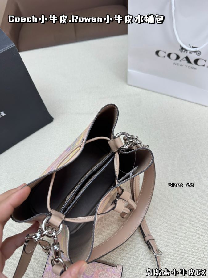 1:1 Replica COACH bag, folding box, high version calfskin — AAA Quality Replica — photo 4