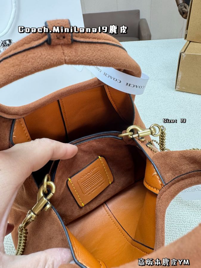 1:1 Replica COACH bag Suede upgraded version — Premium Replica — photo 2