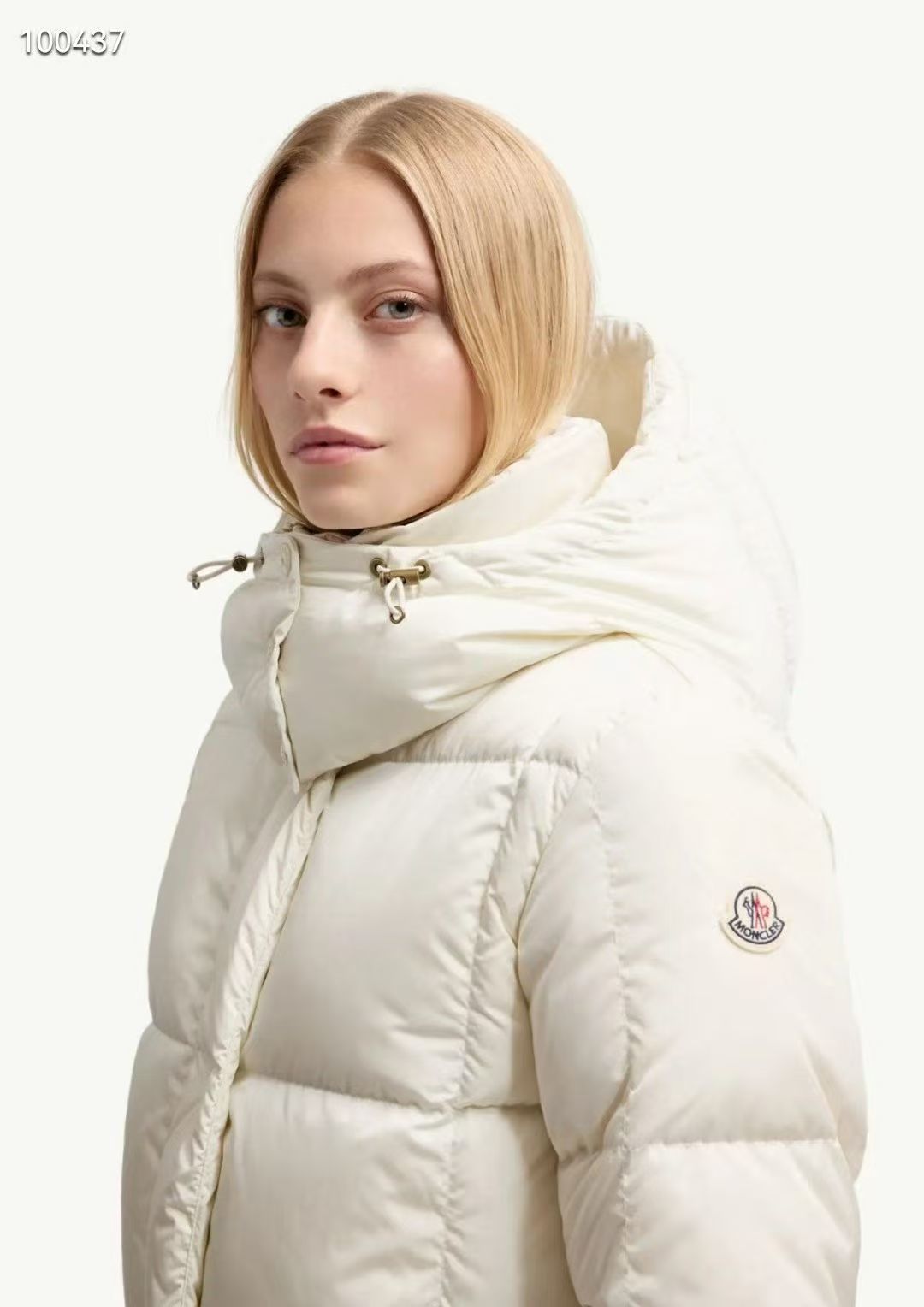 1:1 Replica Moncler down jacket Meng Litte Women's Mid-Length Down Jacket — AAA Quality Replica — photo 3