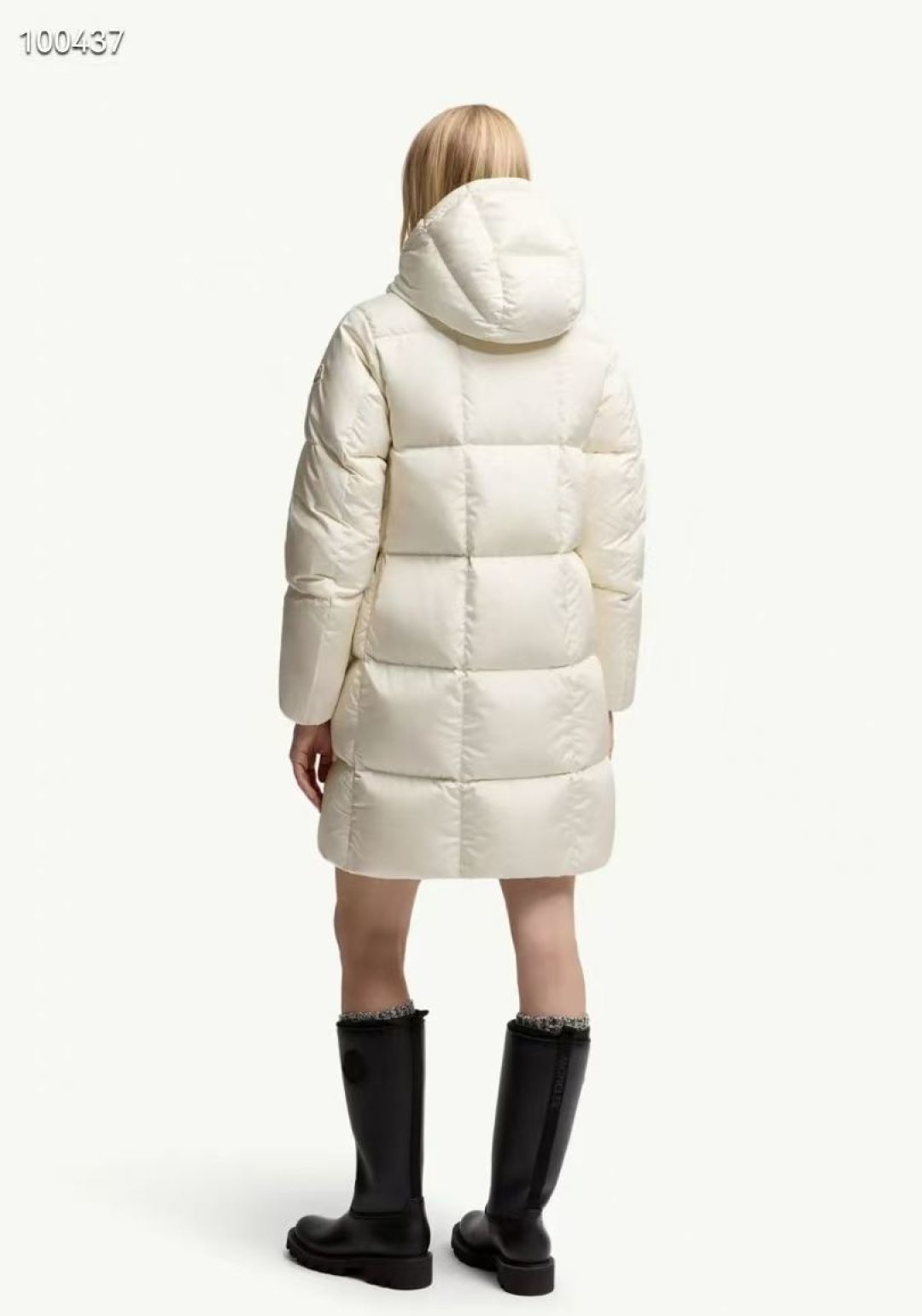 1:1 Replica Moncler down jacket Meng Litte Women's Mid-Length Down Jacket — AAA Quality Replica — photo 4