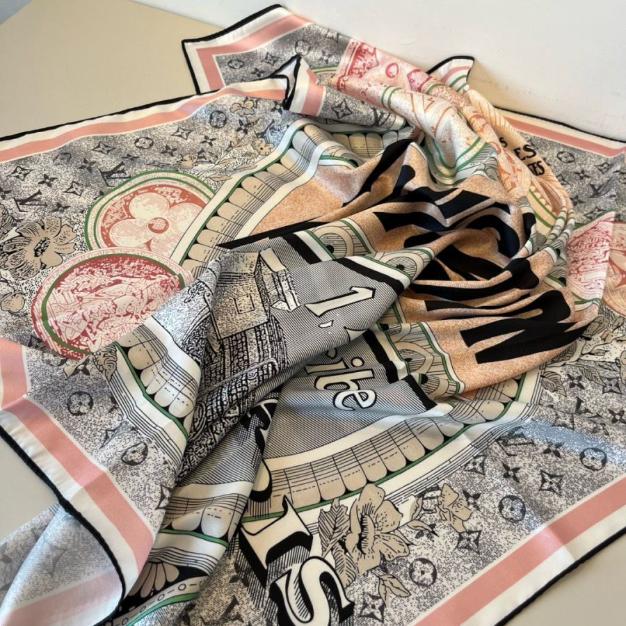 1:1 Replica LV scarf LV New silk square scarf — AAA Quality Replica — photo 7