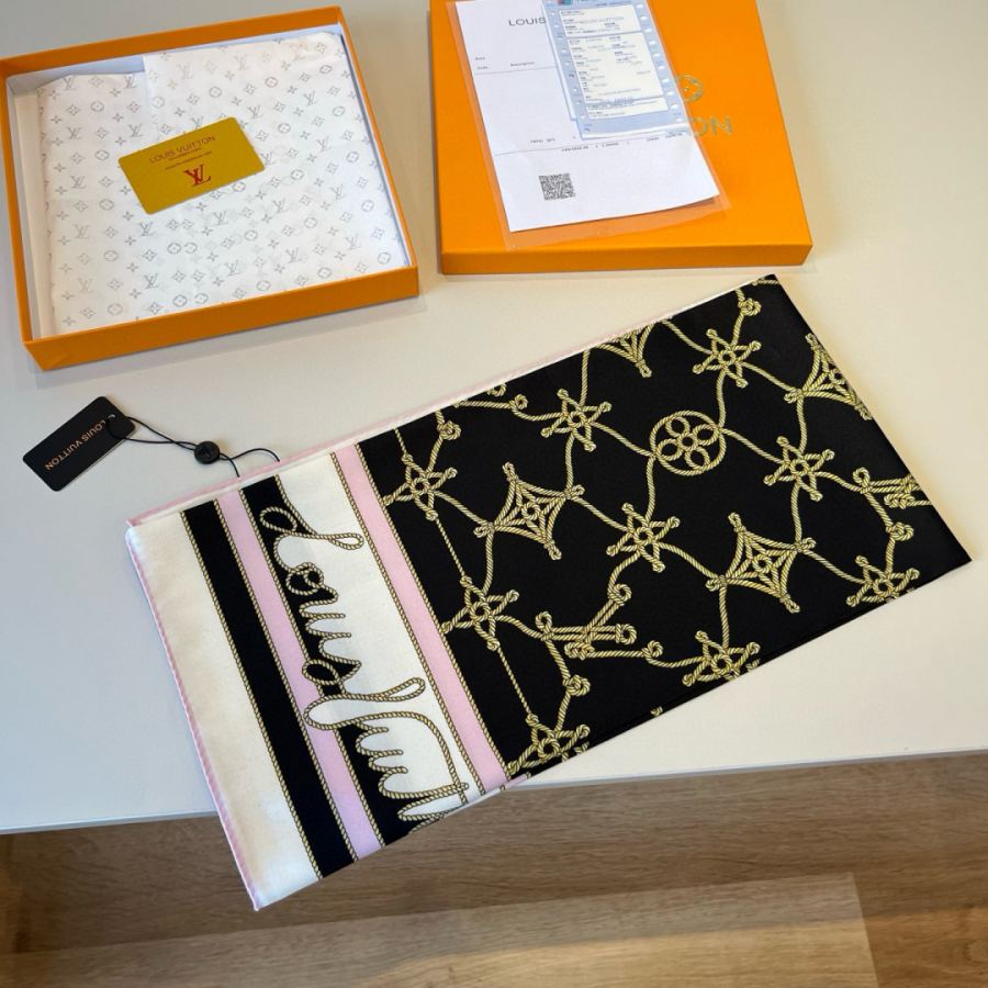 1:1 Replica LV scarf LV Cordage Monogram — AAA Quality Replica — photo 5