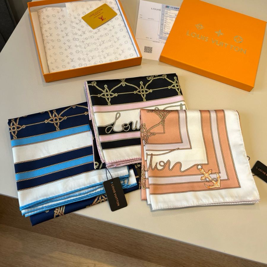 1:1 Replica LV scarf LV Cordage Monogram — AAA Quality Replica — photo 9