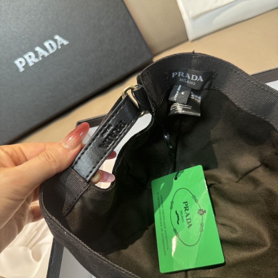 1:1 Replica prada hat Prada logo 1 + 56 — AAA Quality Replica — photo 8