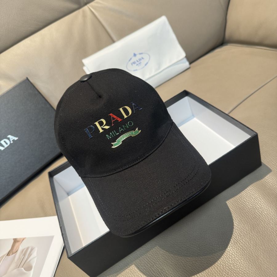 1:1 Replica prada hat Prada logo 1 + 56 — AAA Quality Replica