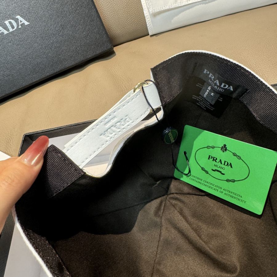 1:1 Replica prada hat Prada New logo 1:1 + 56 — photo 8