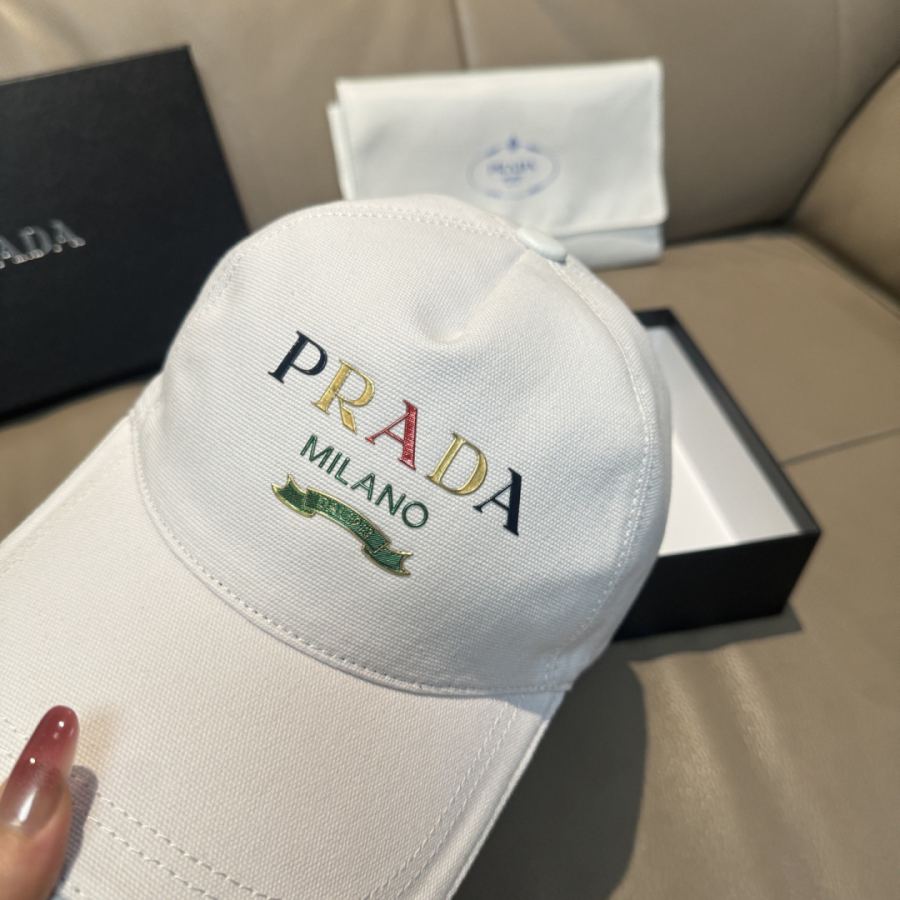 1:1 Replica prada hat Prada New logo 1:1 + 56 — photo 4