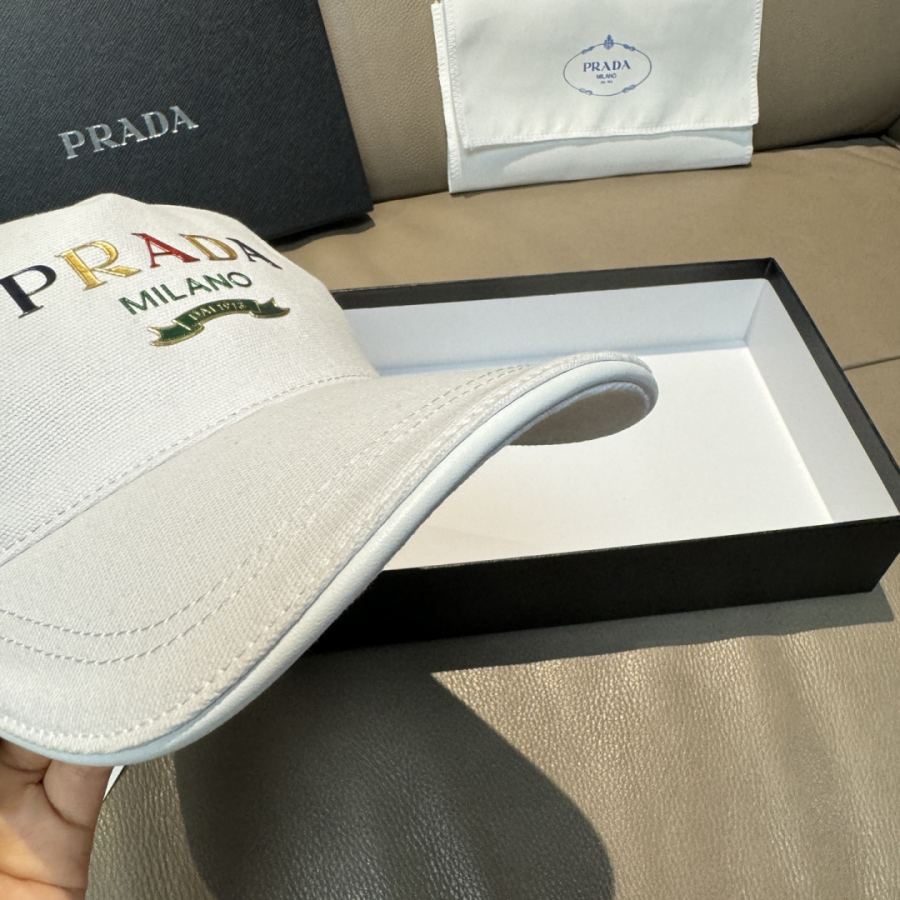 1:1 Replica prada hat Prada New logo 1:1 + 56 — photo 6