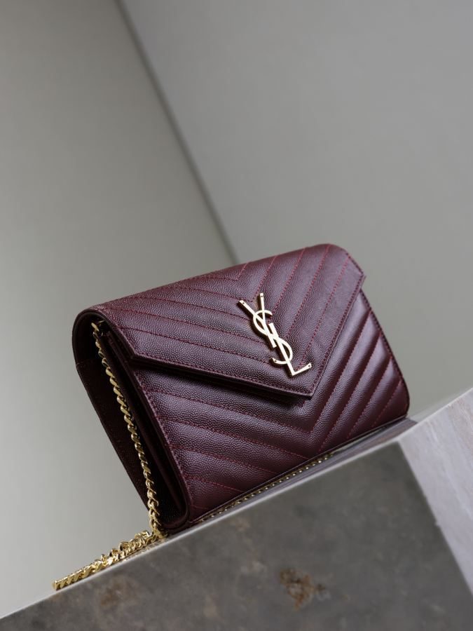 1:1 Replica YSL bag Date red caviar — 1:1 Replica — photo 4