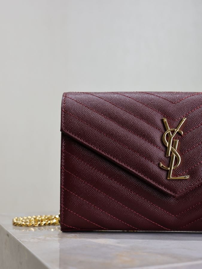 1:1 Replica YSL bag Date red caviar — 1:1 Replica — photo 3