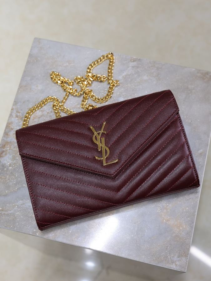 1:1 Replica YSL bag Date red caviar — 1:1 Replica — photo 7