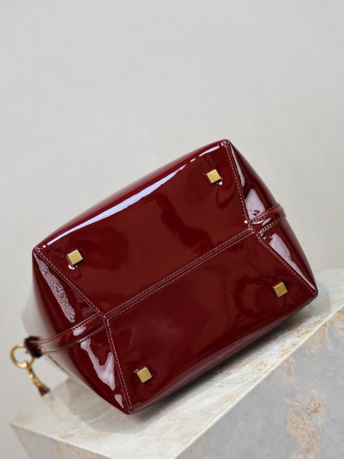 1:1 Replica YSL bag Maroon patent leather — Premium Replica — photo 9