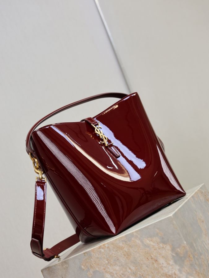 1:1 Replica YSL bag Maroon patent leather — Premium Replica — photo 2
