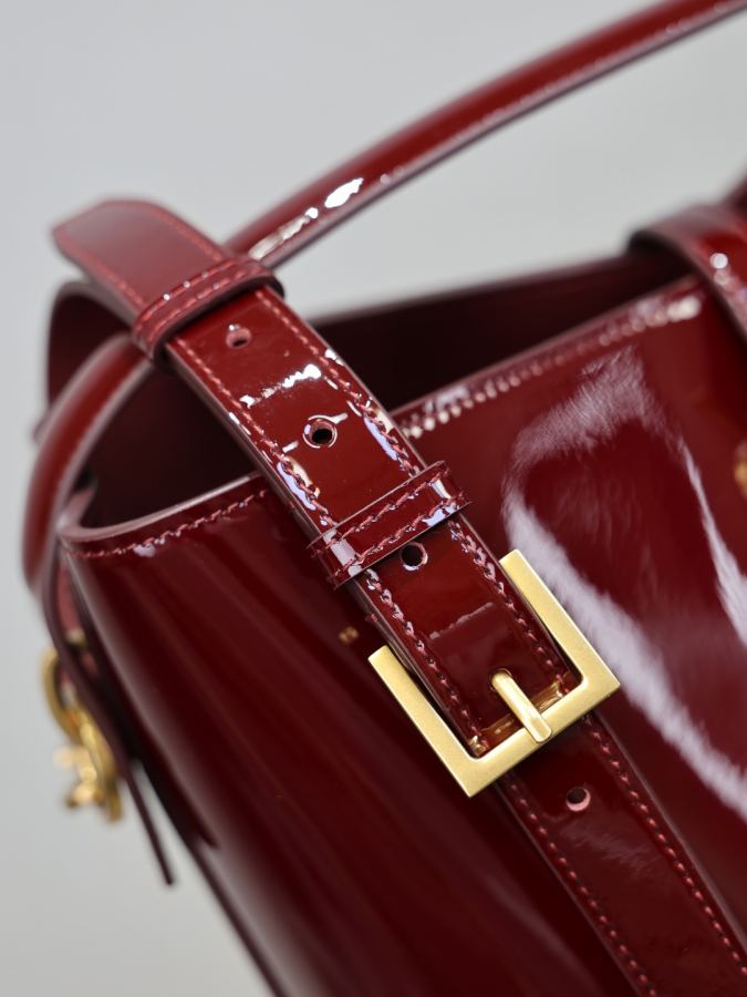 1:1 Replica YSL bag Maroon patent leather — Premium Replica — photo 6