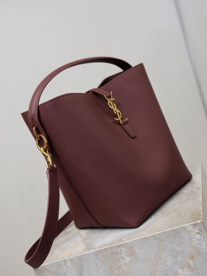 1:1 Replica YSL bag Date red lychee pattern gold buckle — Premium Replica — photo 3